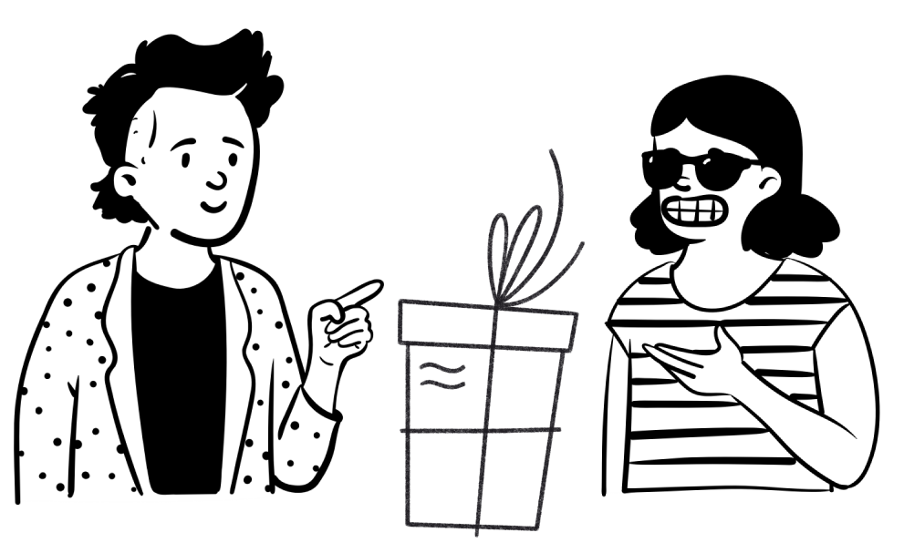 Imagem representativa de amigo secreto